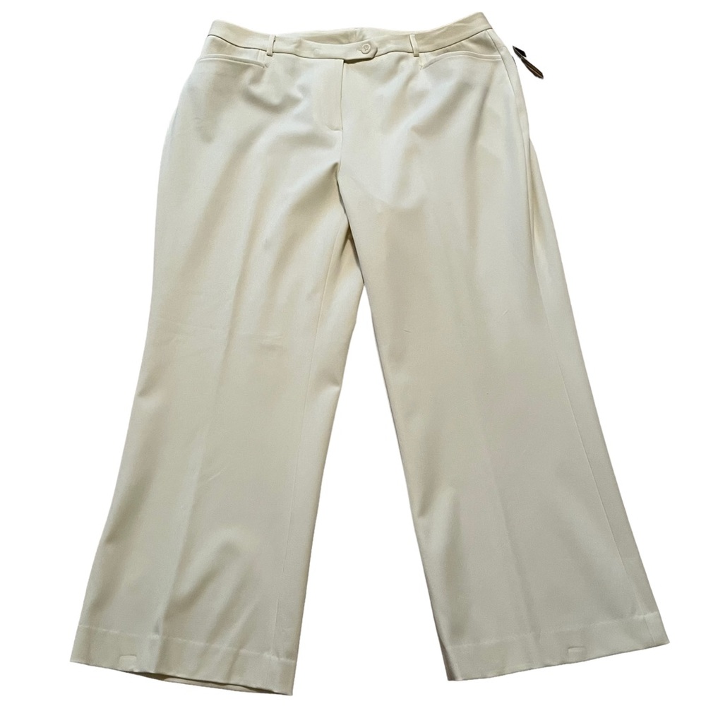 Talbots Cream Stretch Trouser Pant 16WP